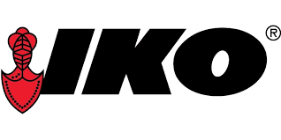 Logo de IKO — fabricante de membranas asfálticas y techados